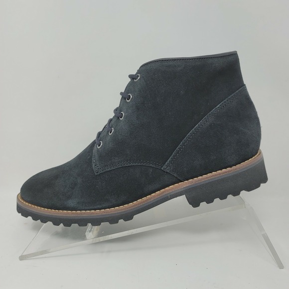 Driver Club USA Men\'s Chukkas Sz 8.5 M Highland Park Leather Black Suede main image 7